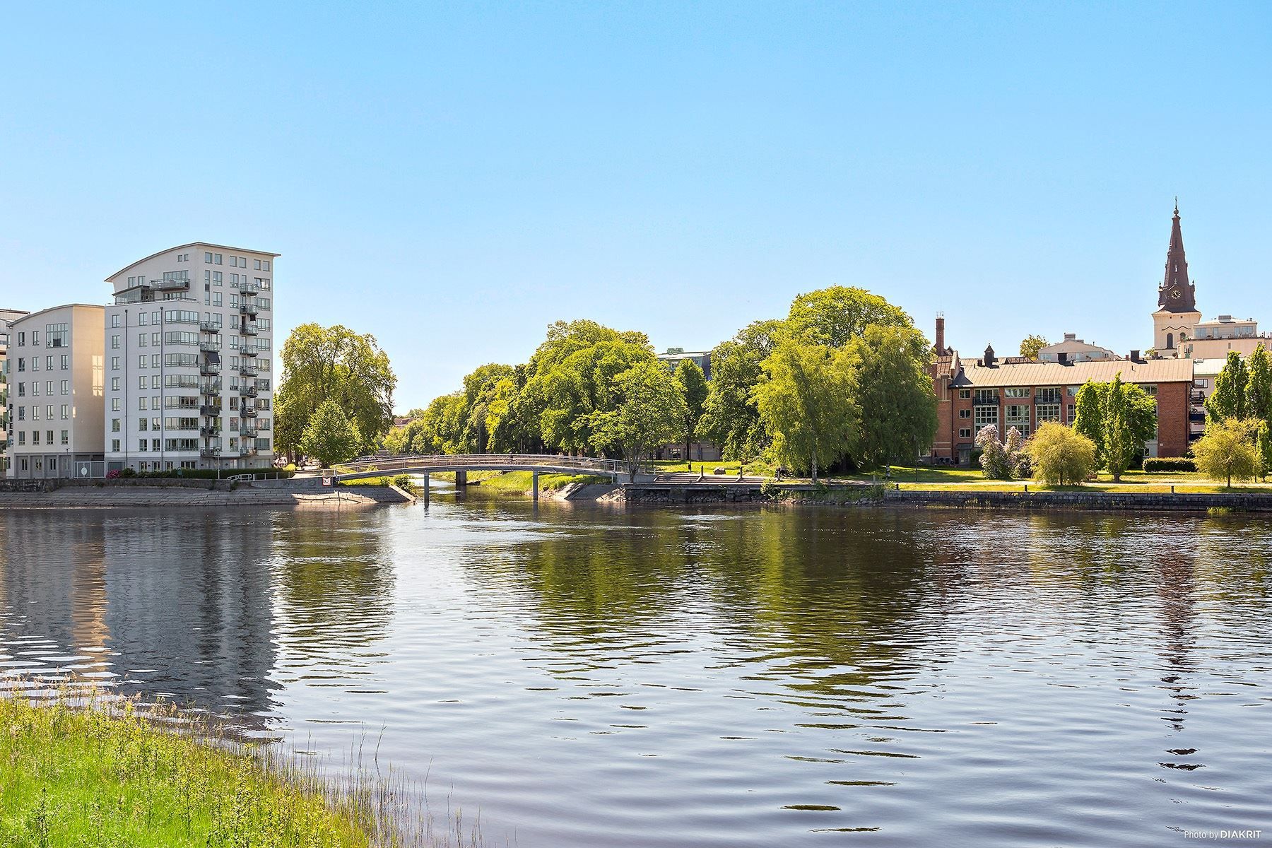 Närhet till Karlstads centralaste delar och härliga Klarälvens vatten