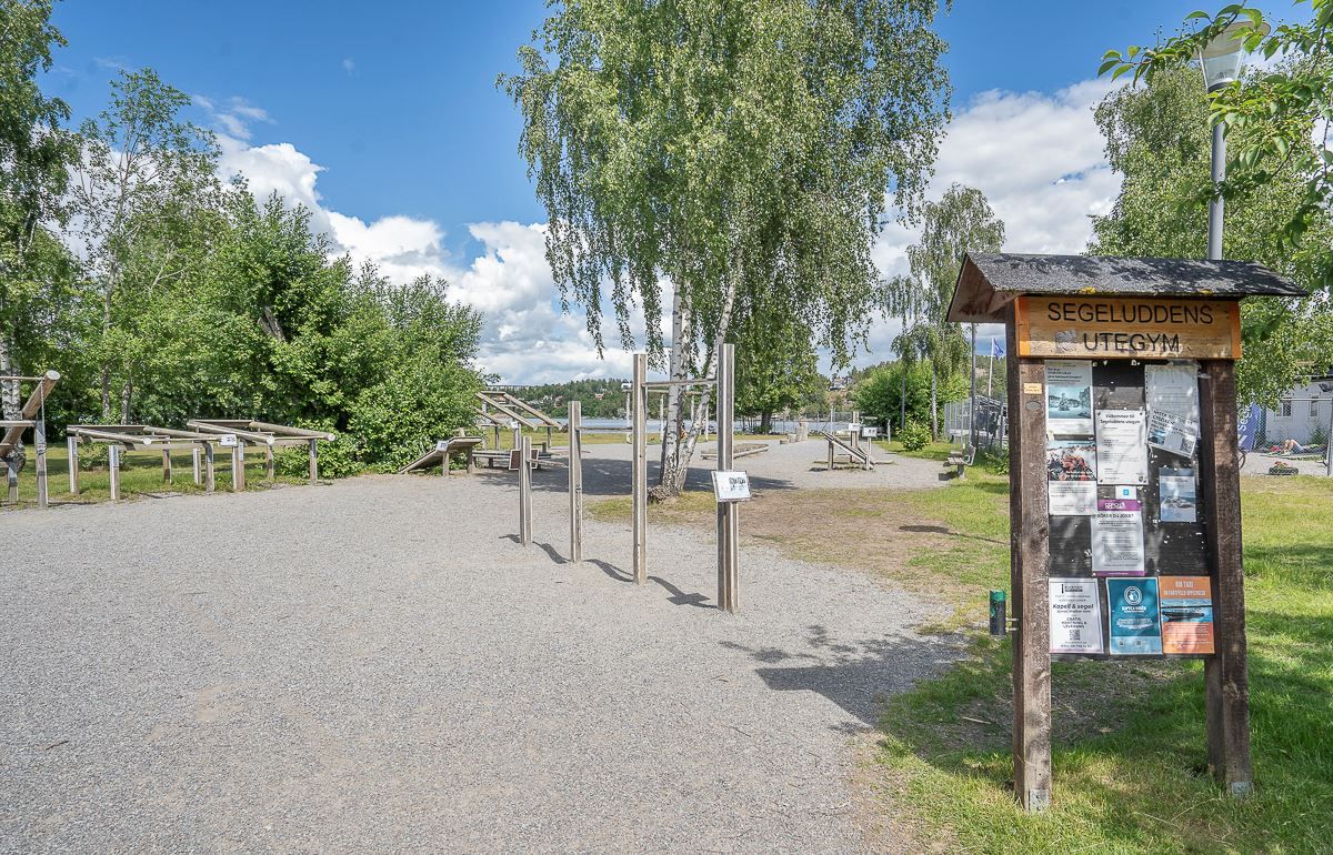 Edsviken med utegym