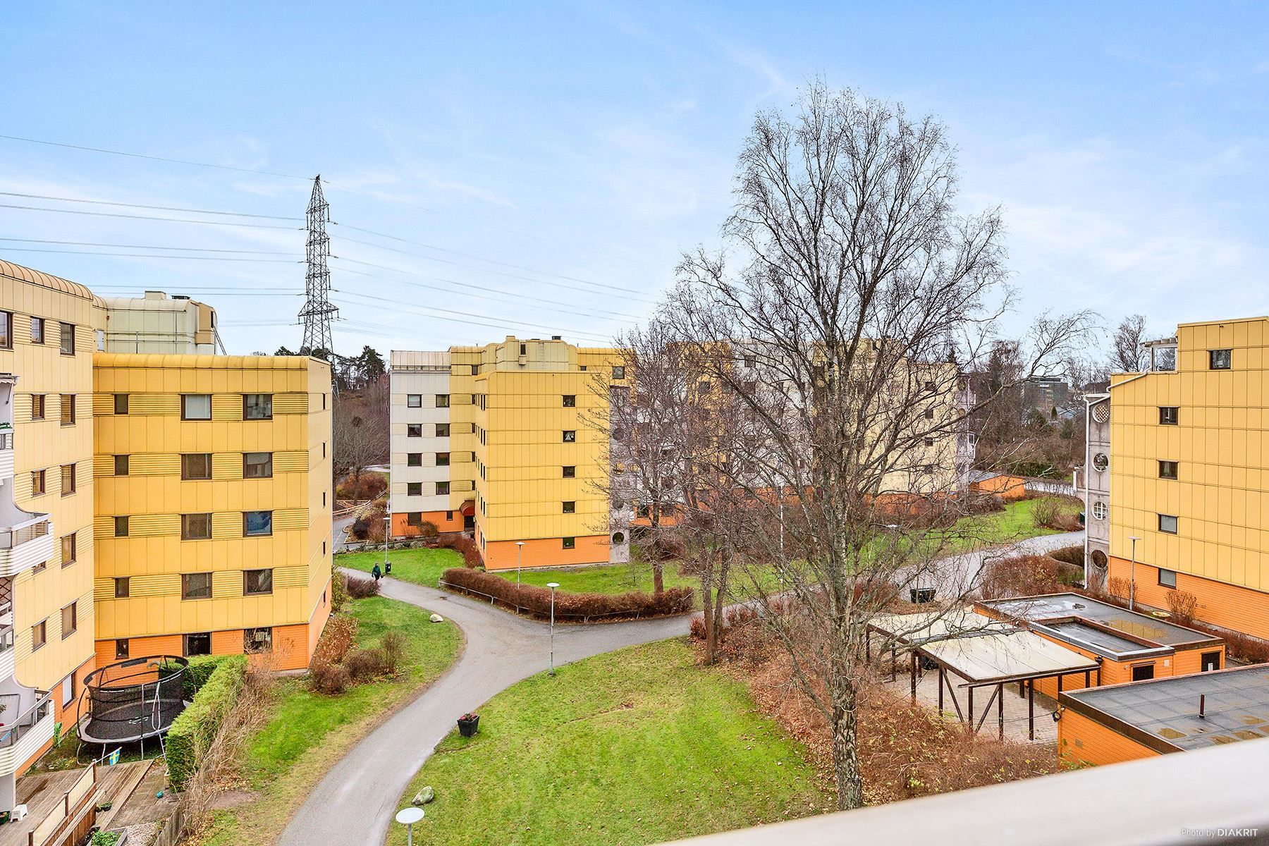 Utsikt från balkong