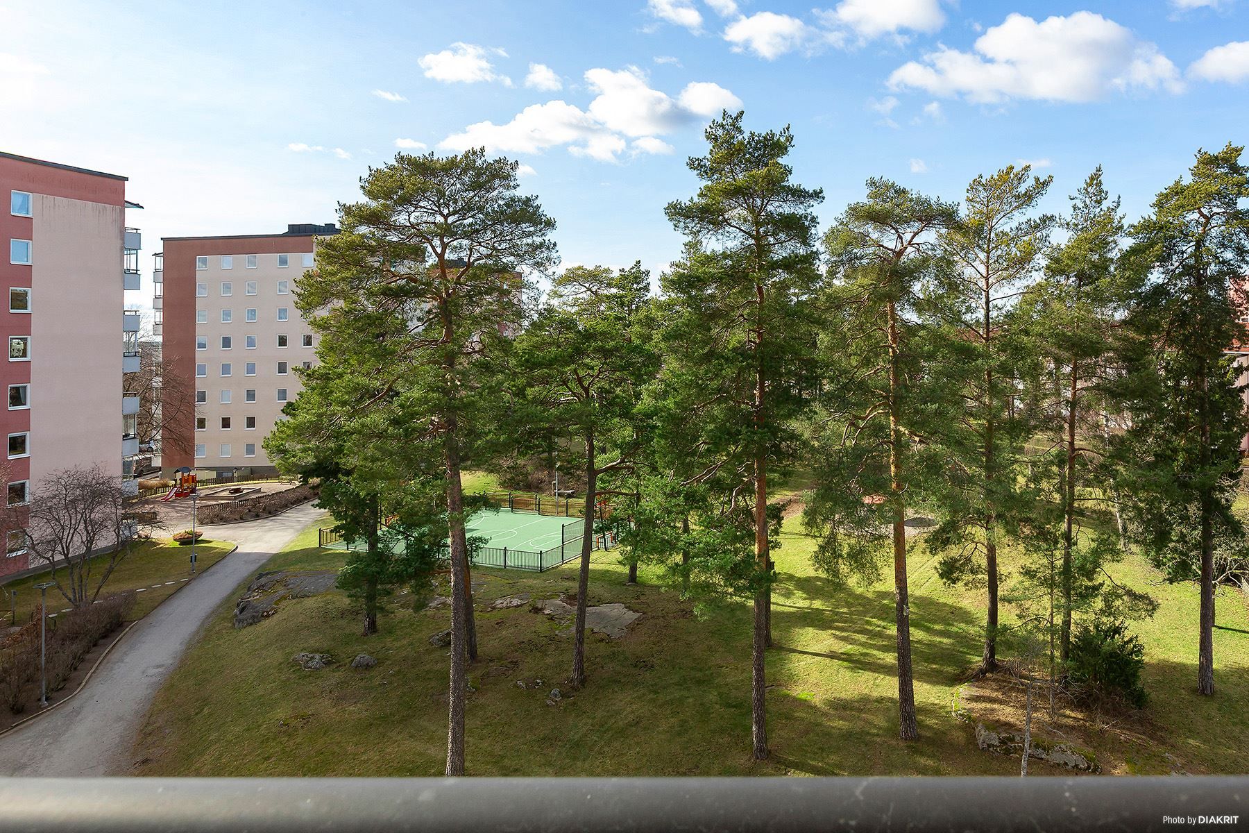 Utsikt från vardagsrum