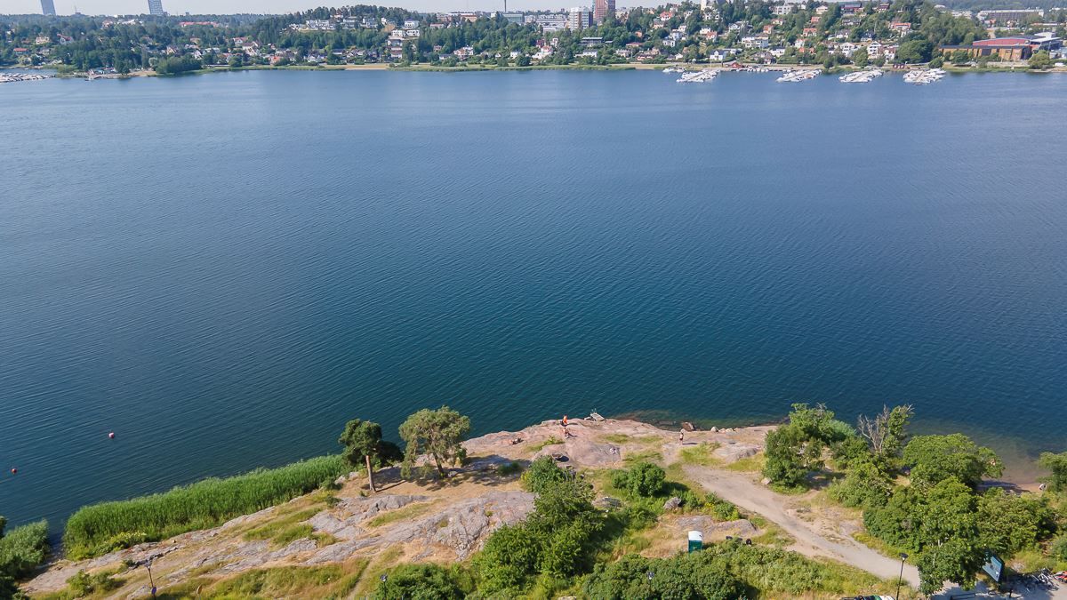 Landsnora med badberget