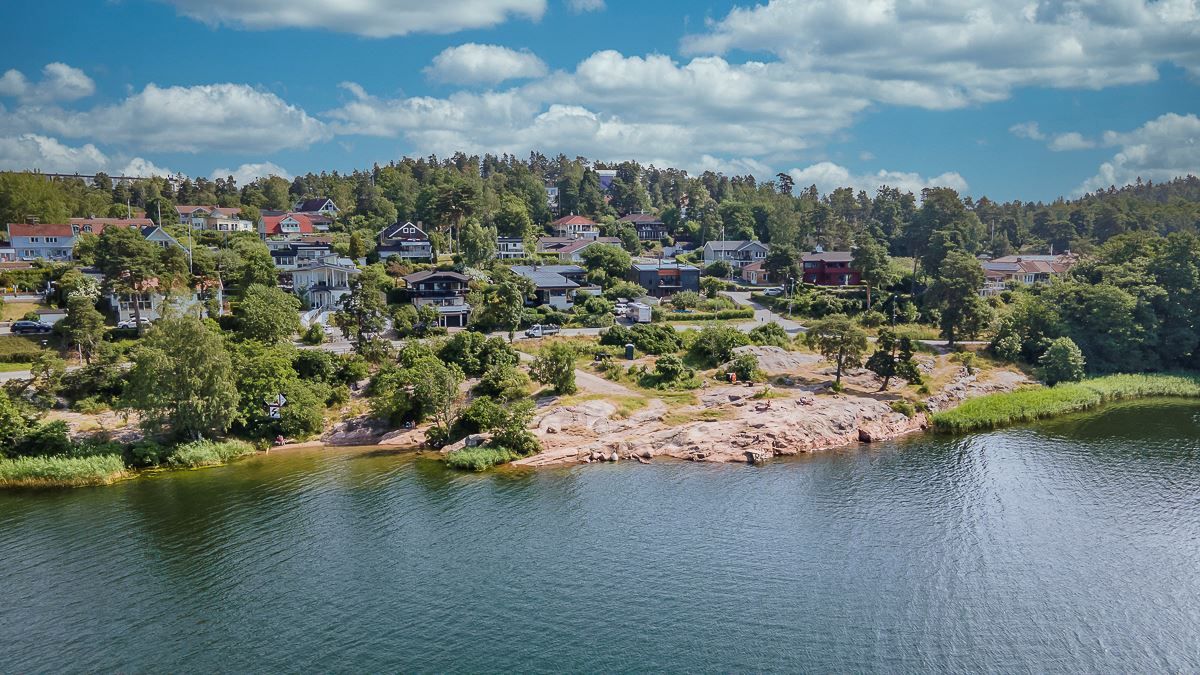 Landsnora med badberget