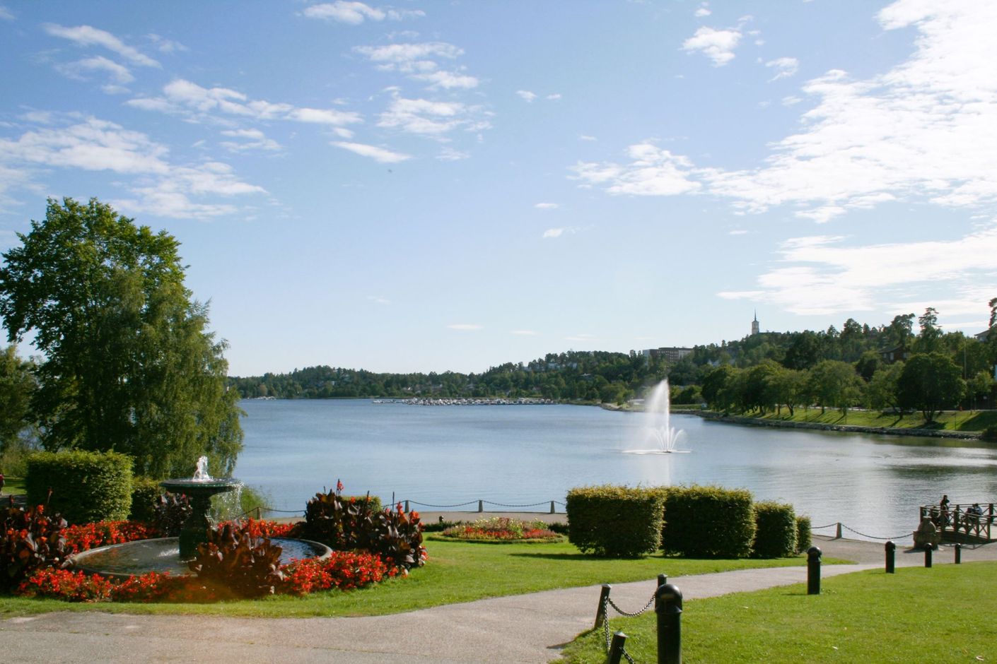 Edsbergs Slottspark invid Edsviken