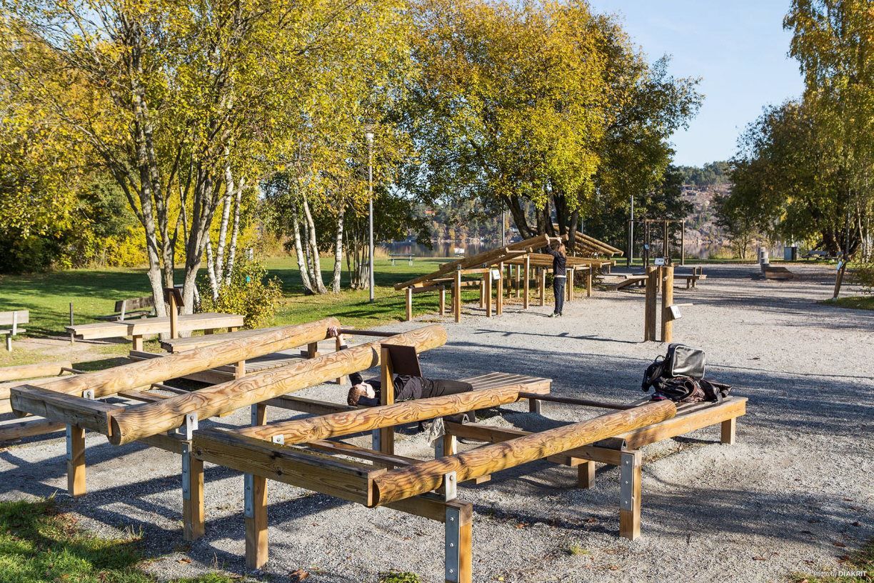 Utegym Strandvägen Edsviken
