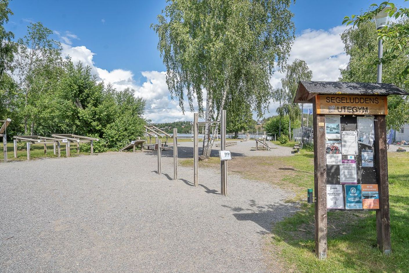 Edsviken med utegym