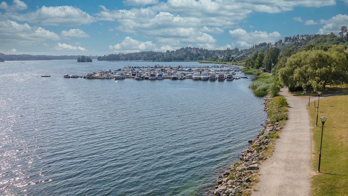 Edsviken strandpromenad