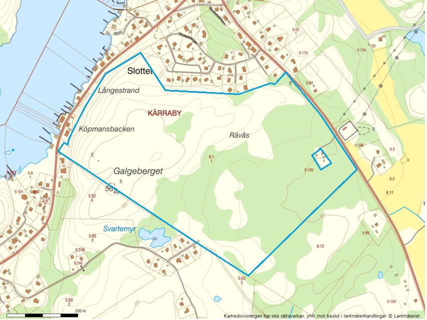 Markerad karta