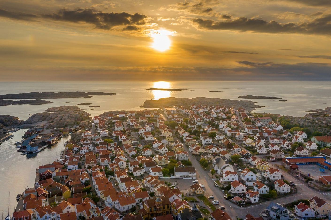 Vy över Smögen