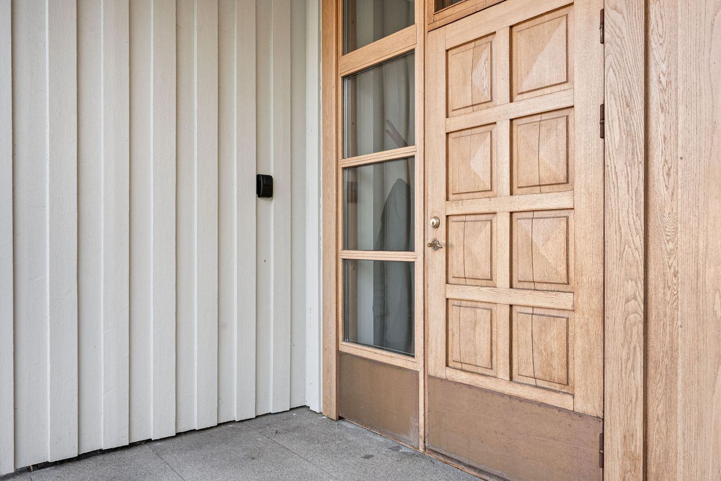 Huset pryds av vackra detaljer