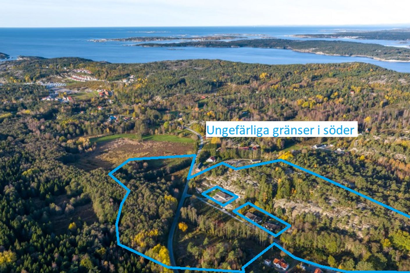 Södra delen av fastigheten
