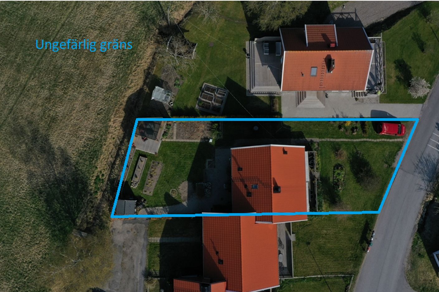 Ungefärlig markering av fastighet