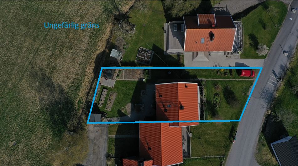 Ungefärlig markering av fastighet