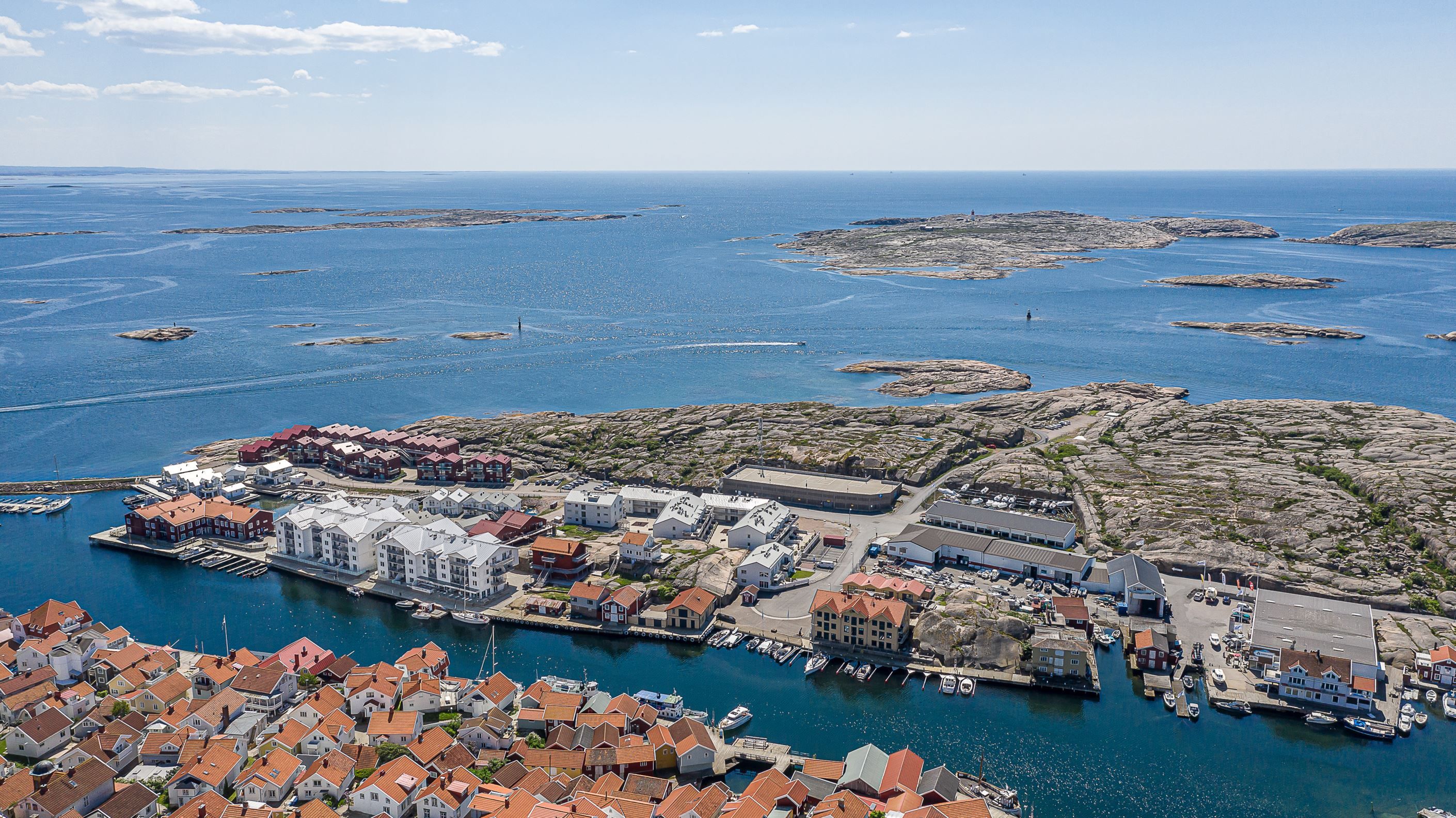 Vy över område och omgivning