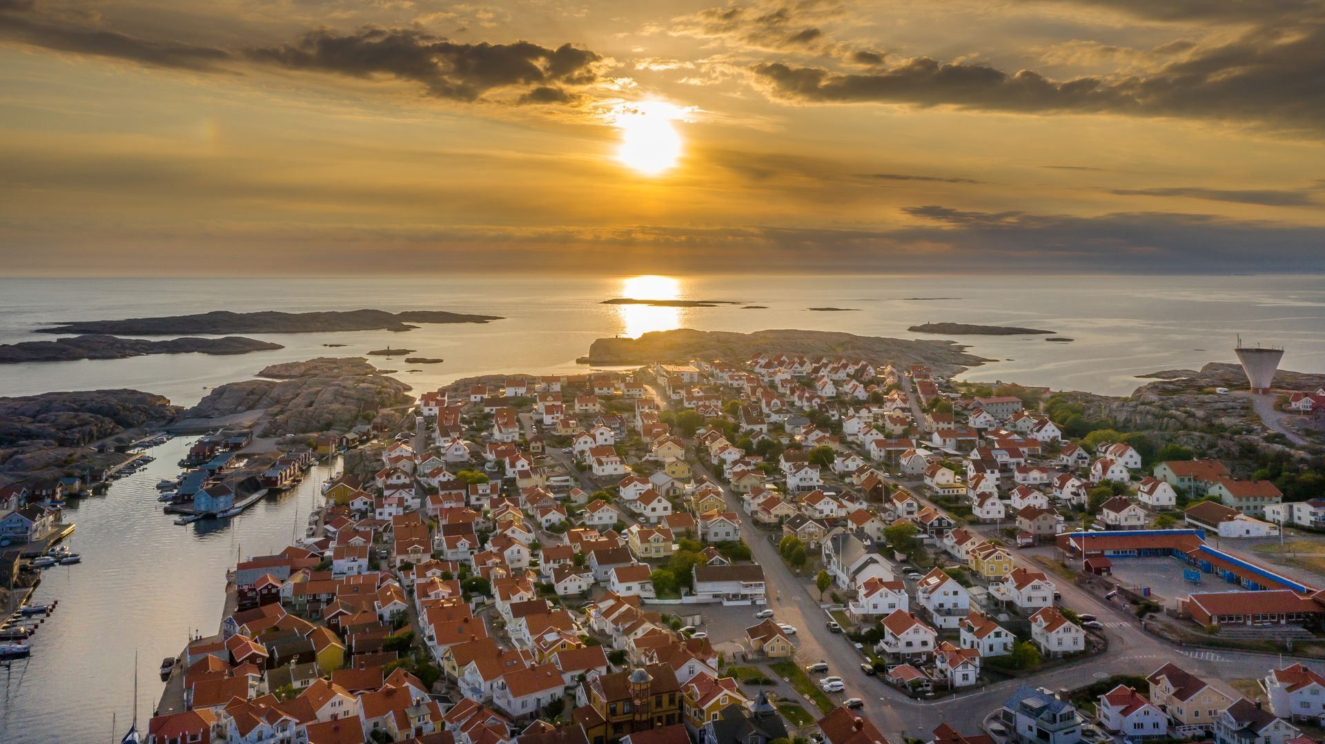 Vy över Smögen