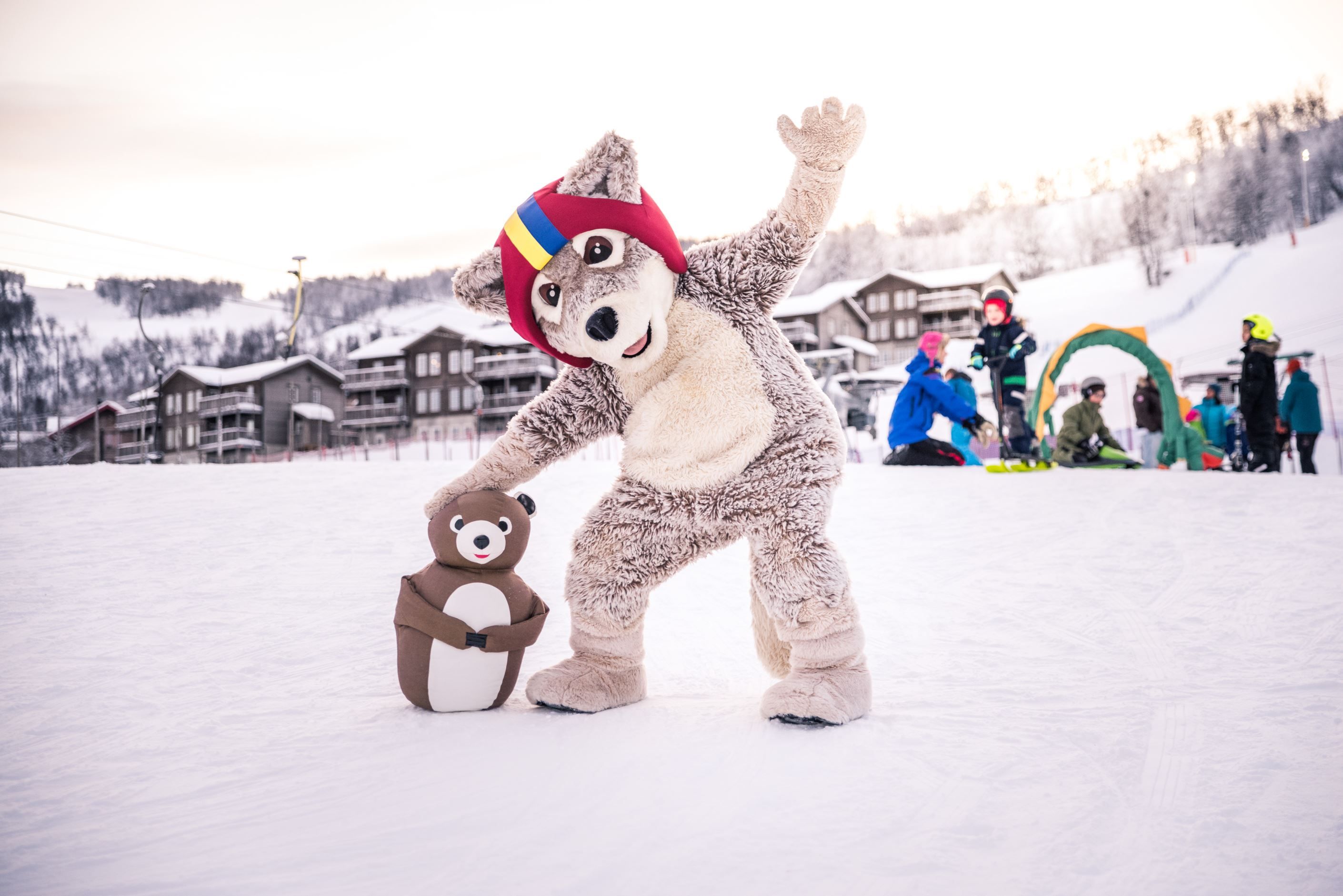 Maskoten Mickelina. Bild tillhör Ramundberget