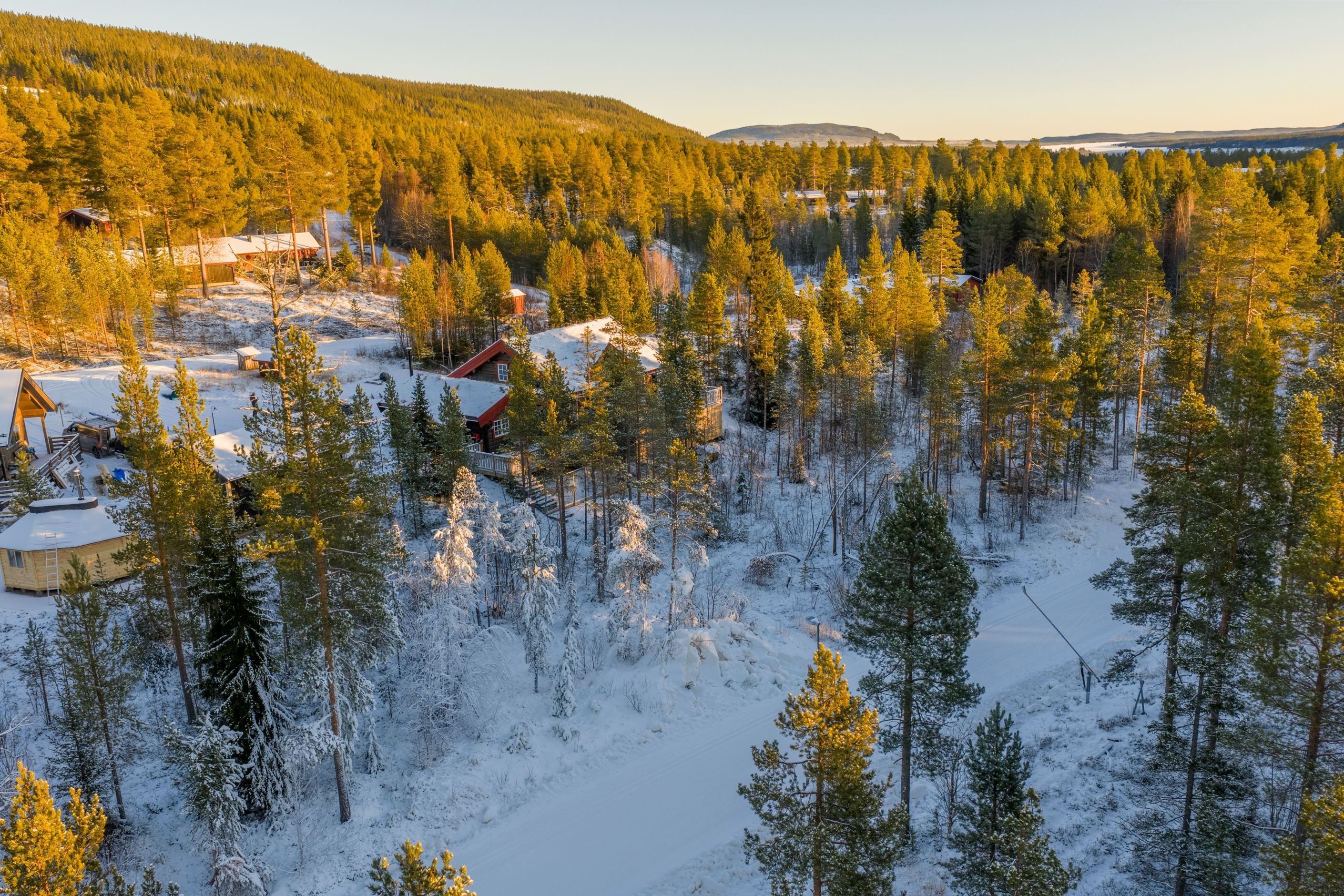 Längdspåret alldeles bakom!