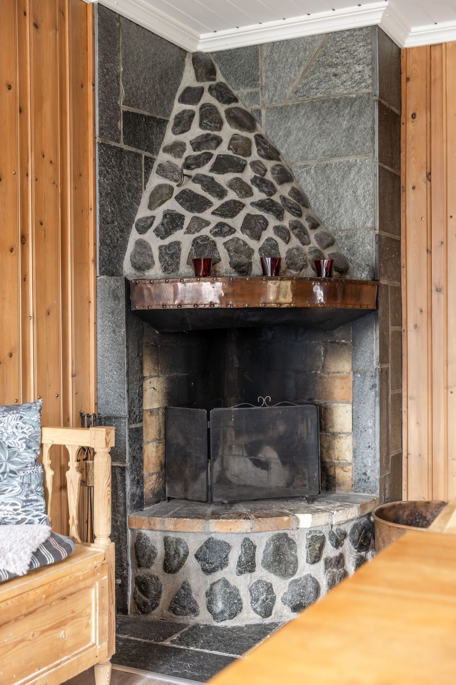 Kamin, lägenhet 1