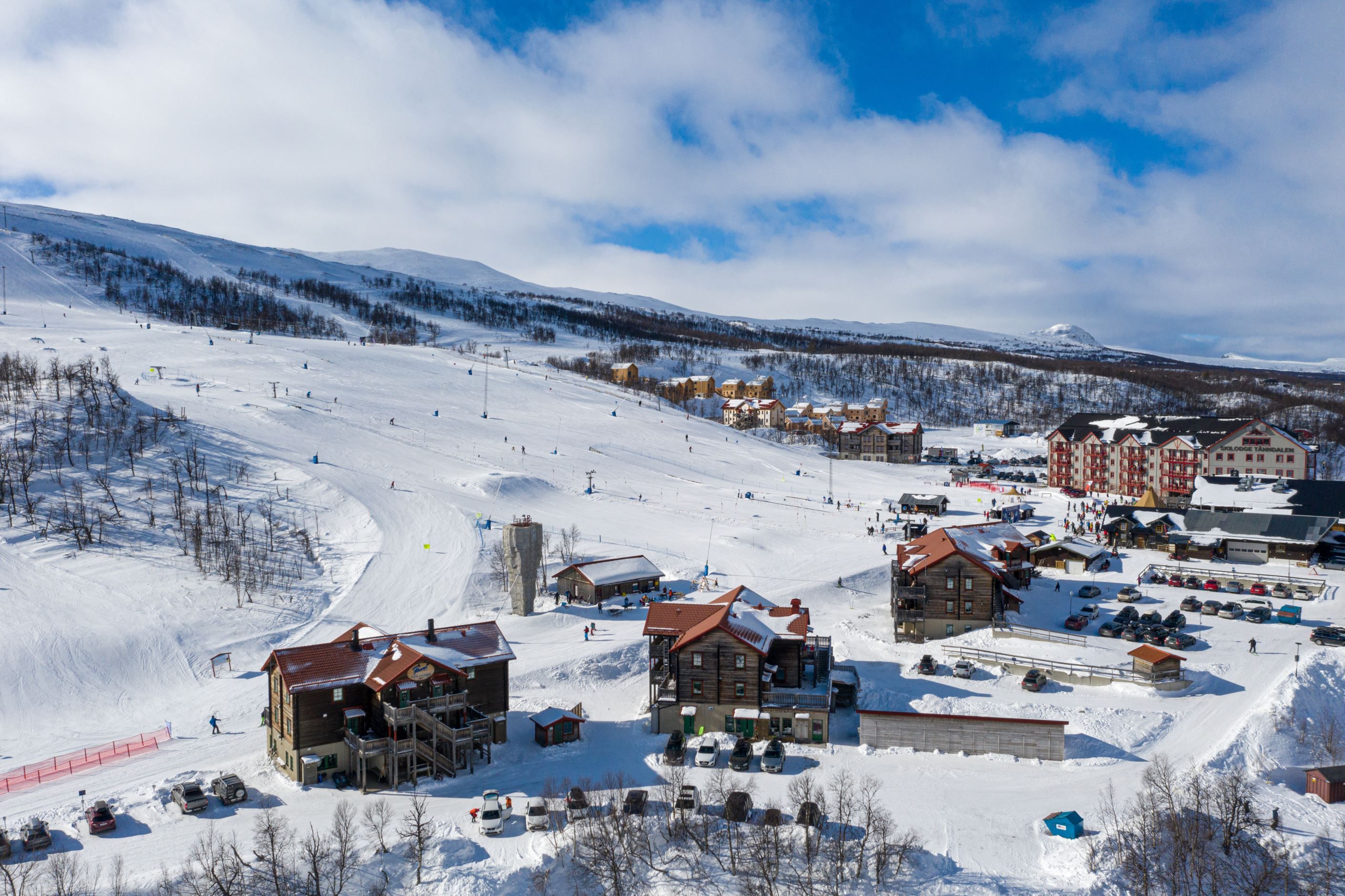 Fantastisk skidbackar i Tänndalen
