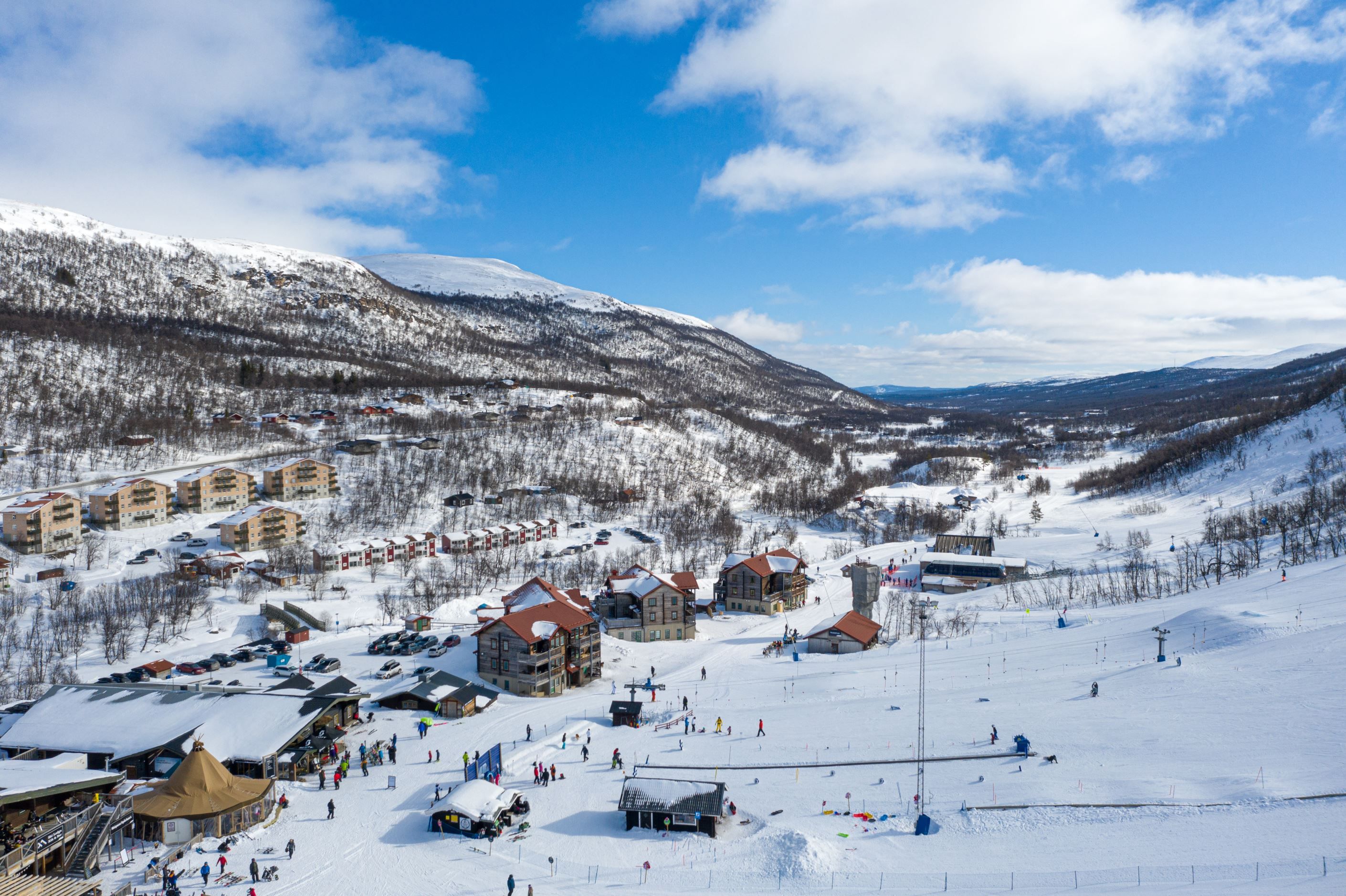 Fantastisk skidbackar i Tänndalen