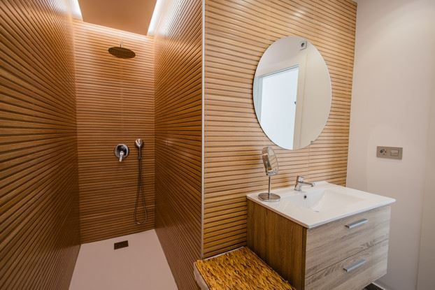 baño abajo