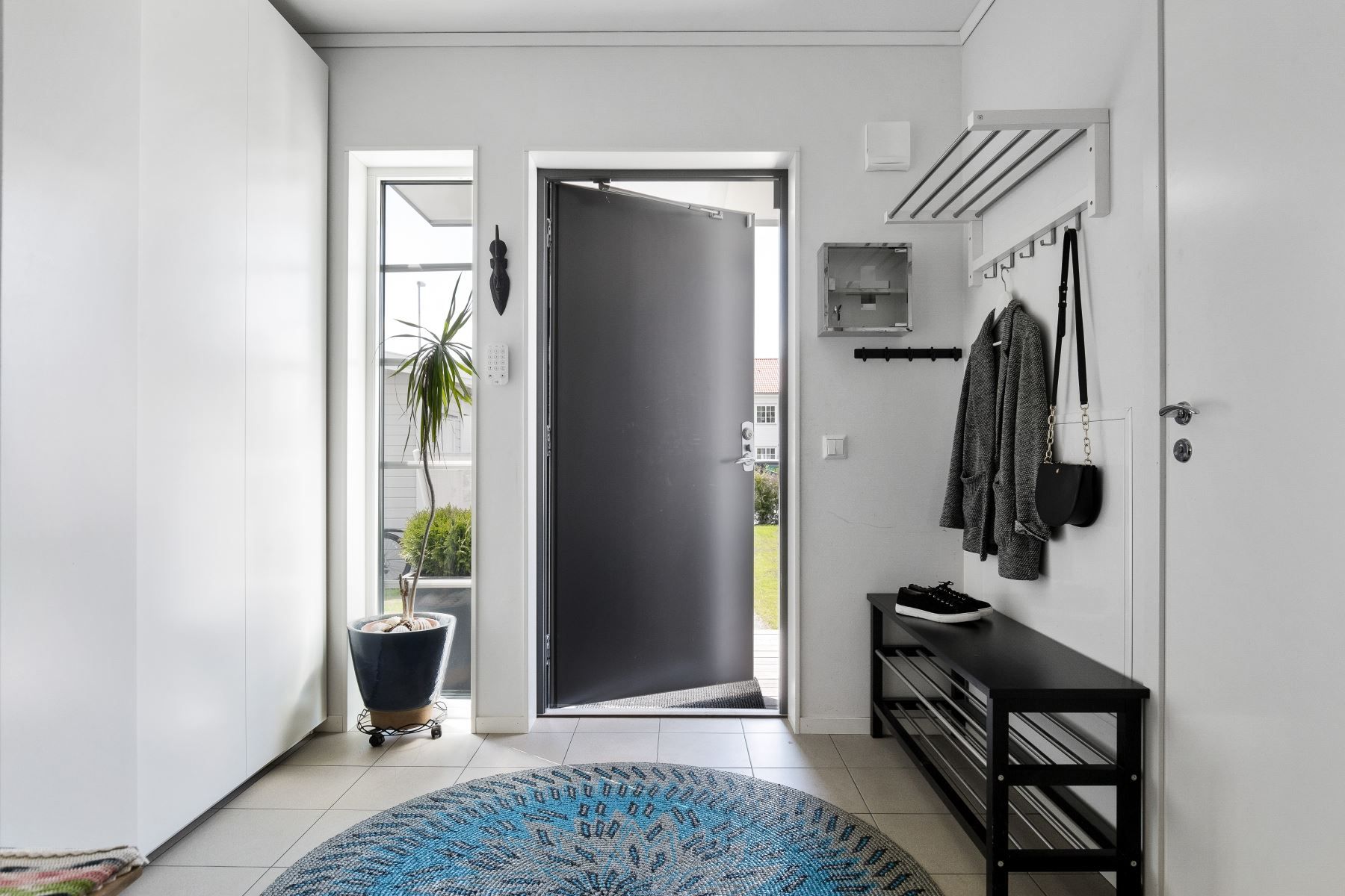 Hallen med klinkergolv