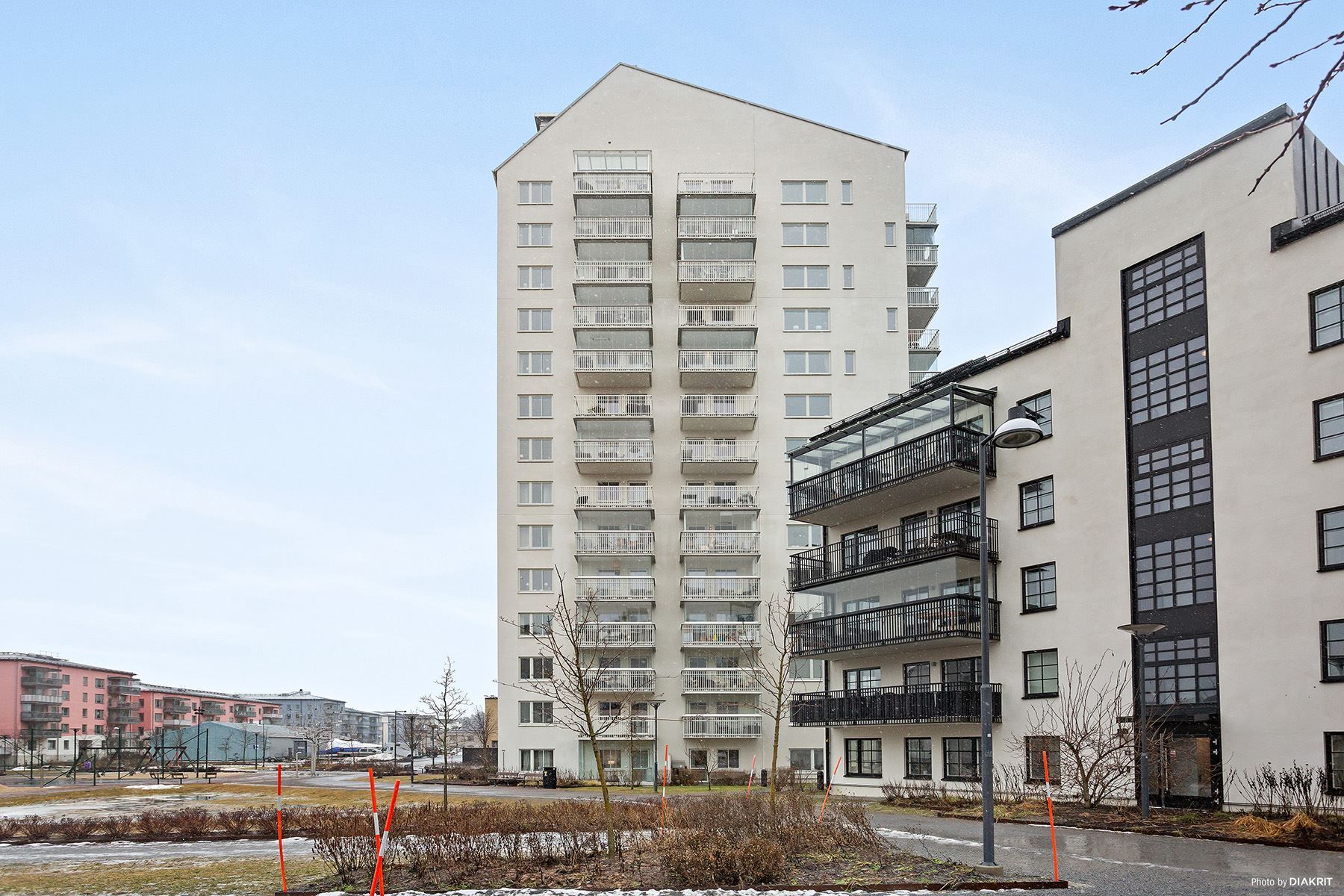 Belägen vid Fajansparken