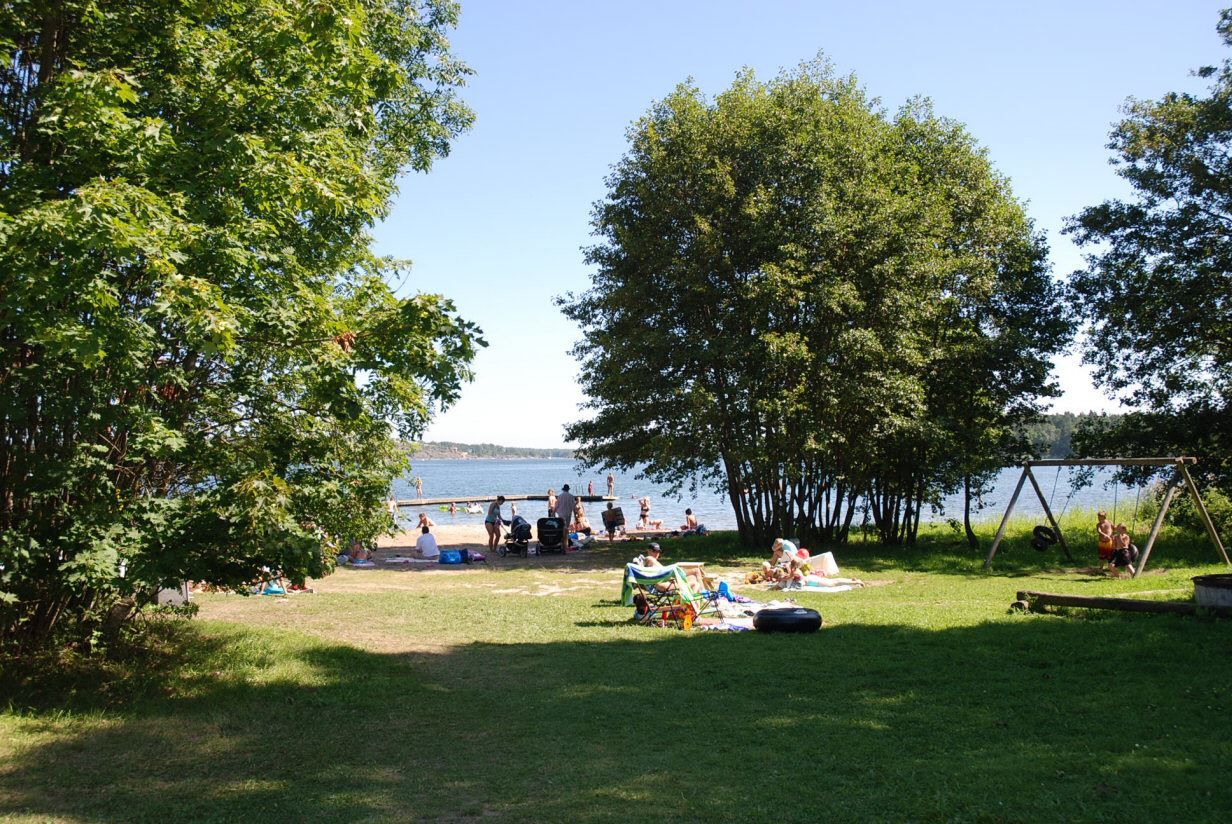 Härlig badplats
