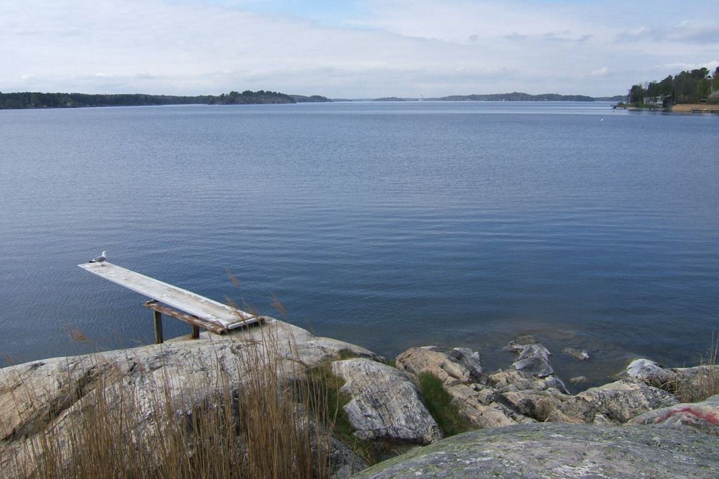 Klippor och trampolin i västläge