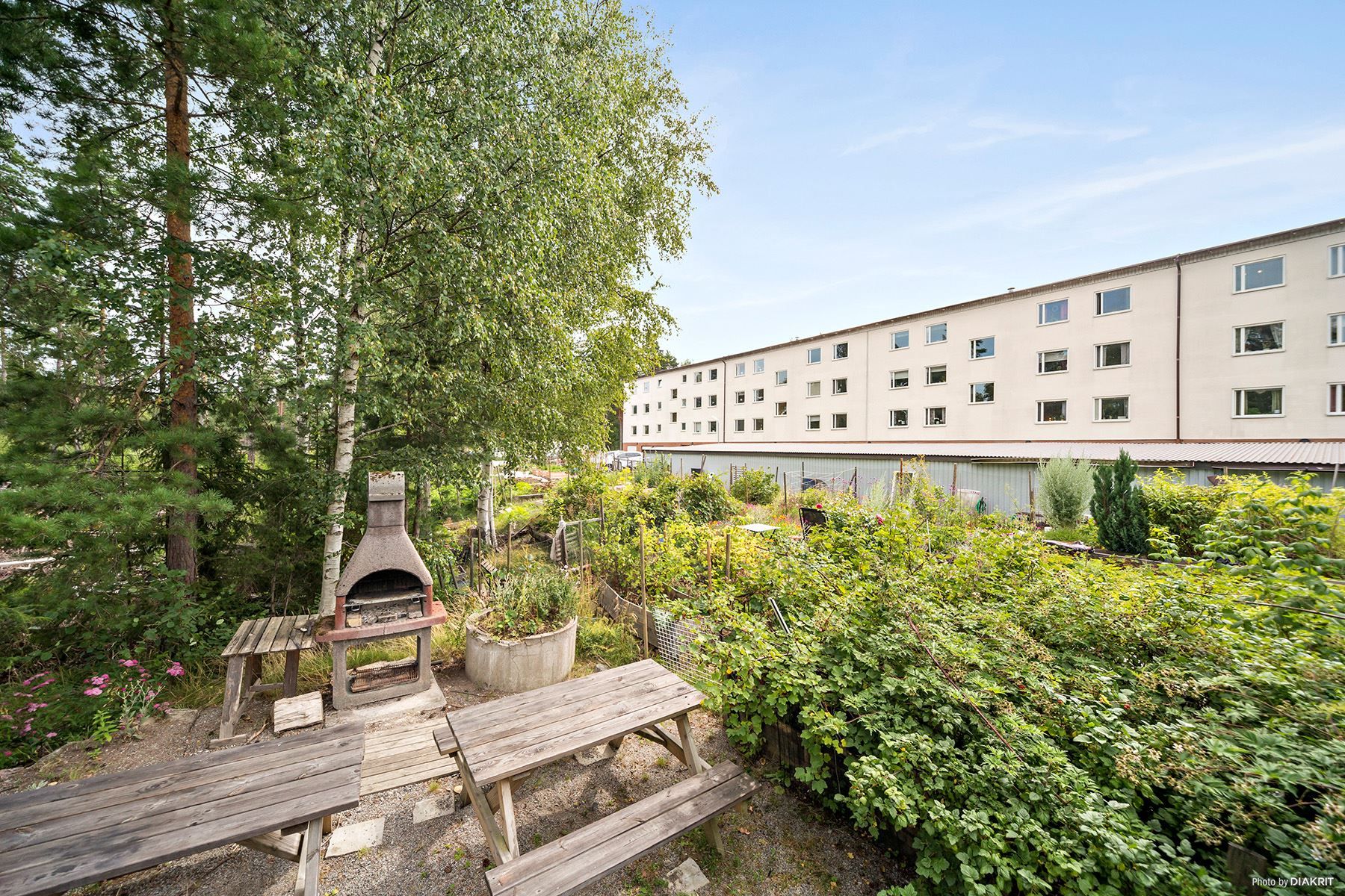 En av flera grillplatser