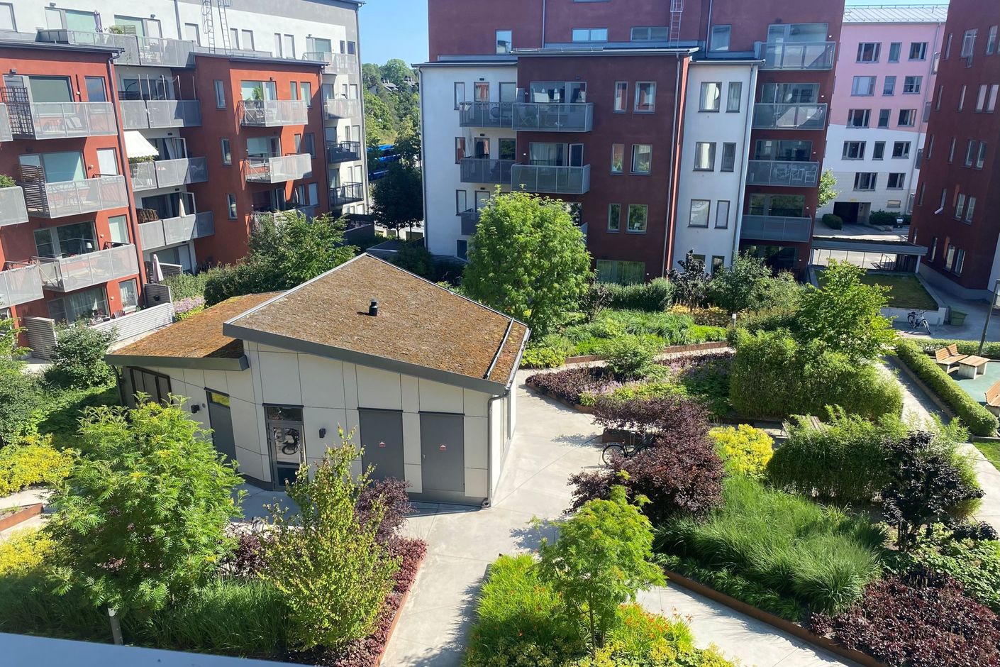 Utsikt från balkongen