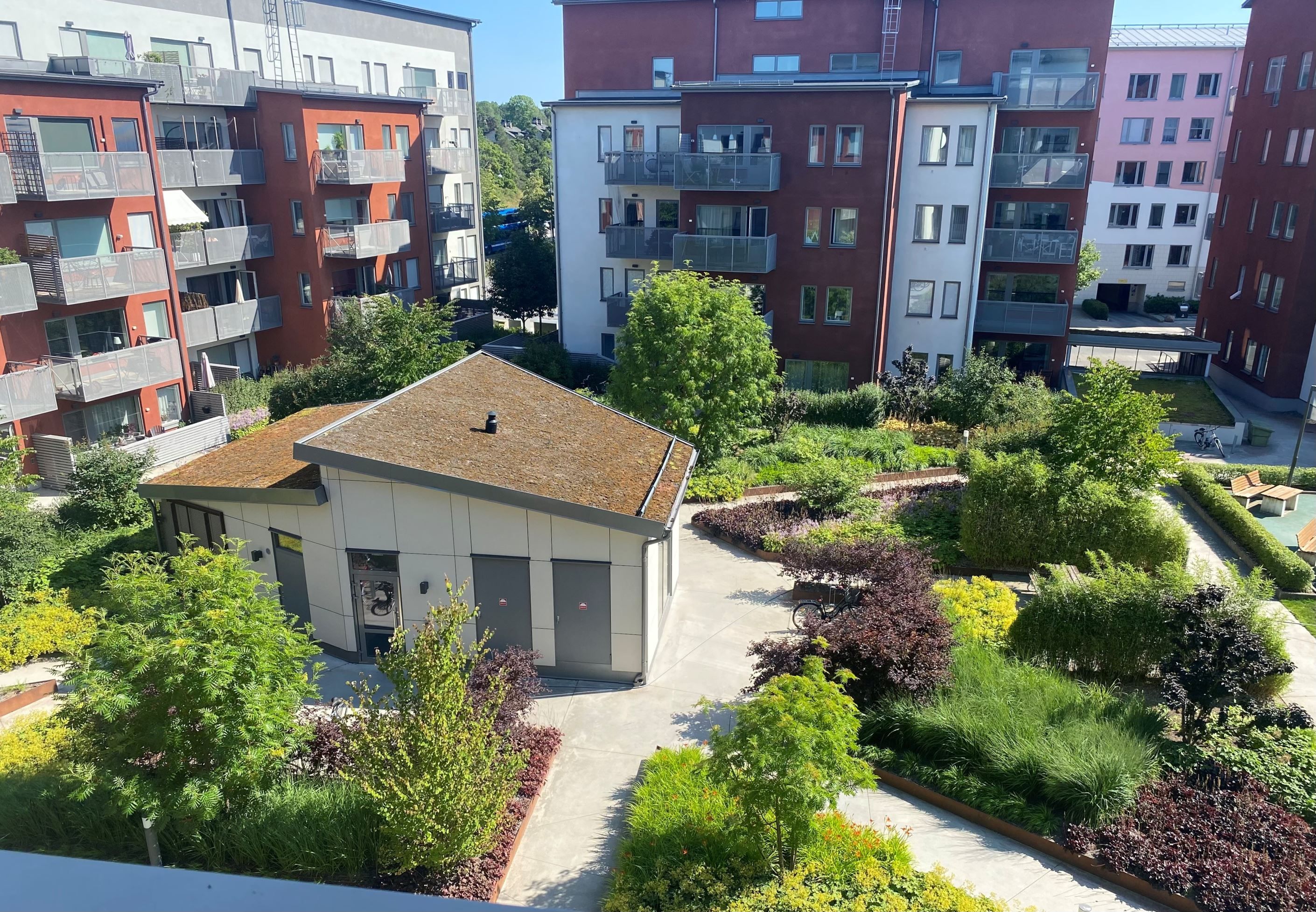 Utsikt från balkongen