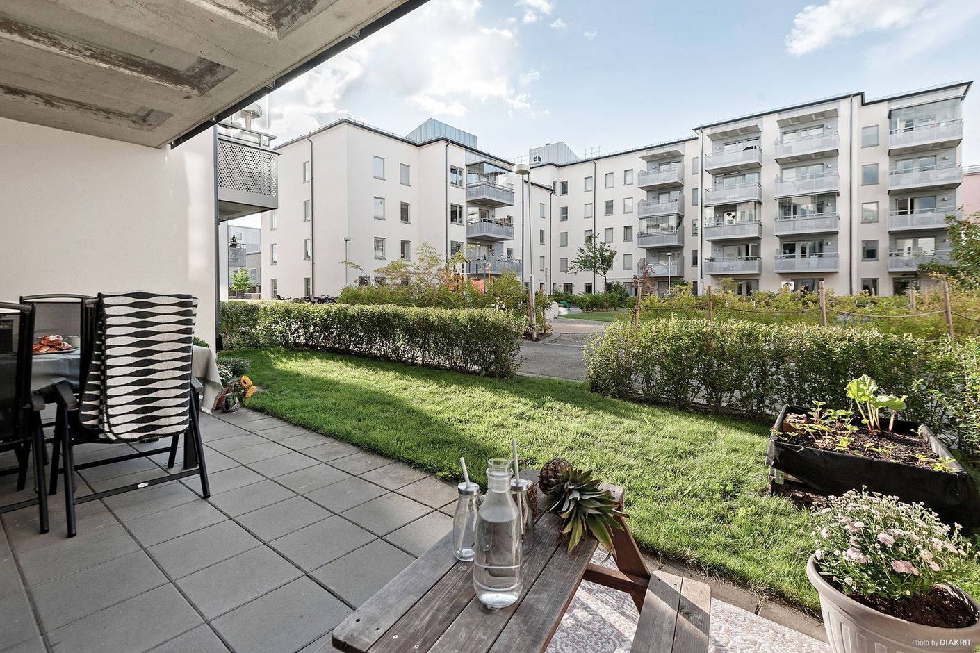 Utsikt över gården