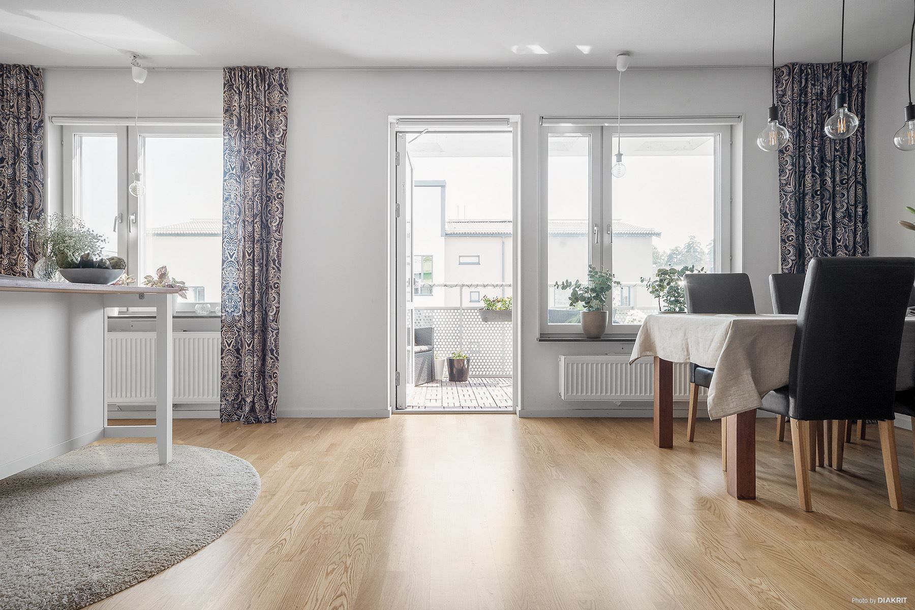 Utgång till balkongen