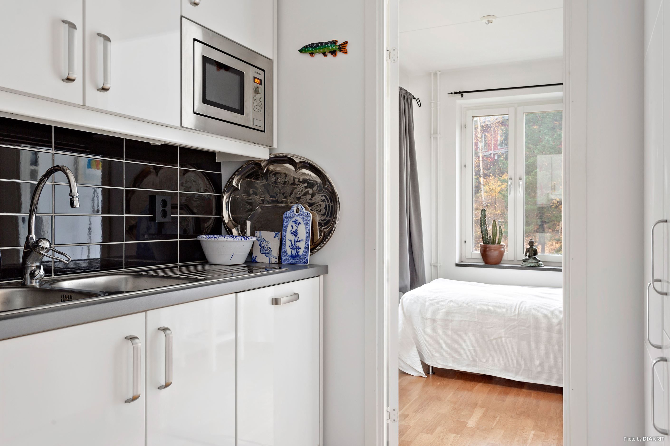 Sovrummet efter köket