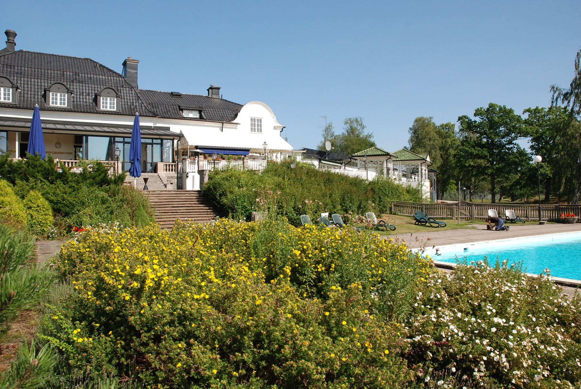 Wermdö Golf med golfbana, restaurang och pool