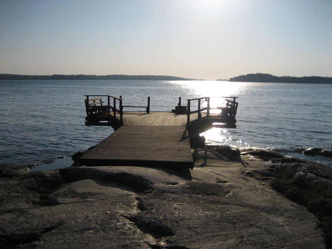 Brygga i fantastiskt västläge