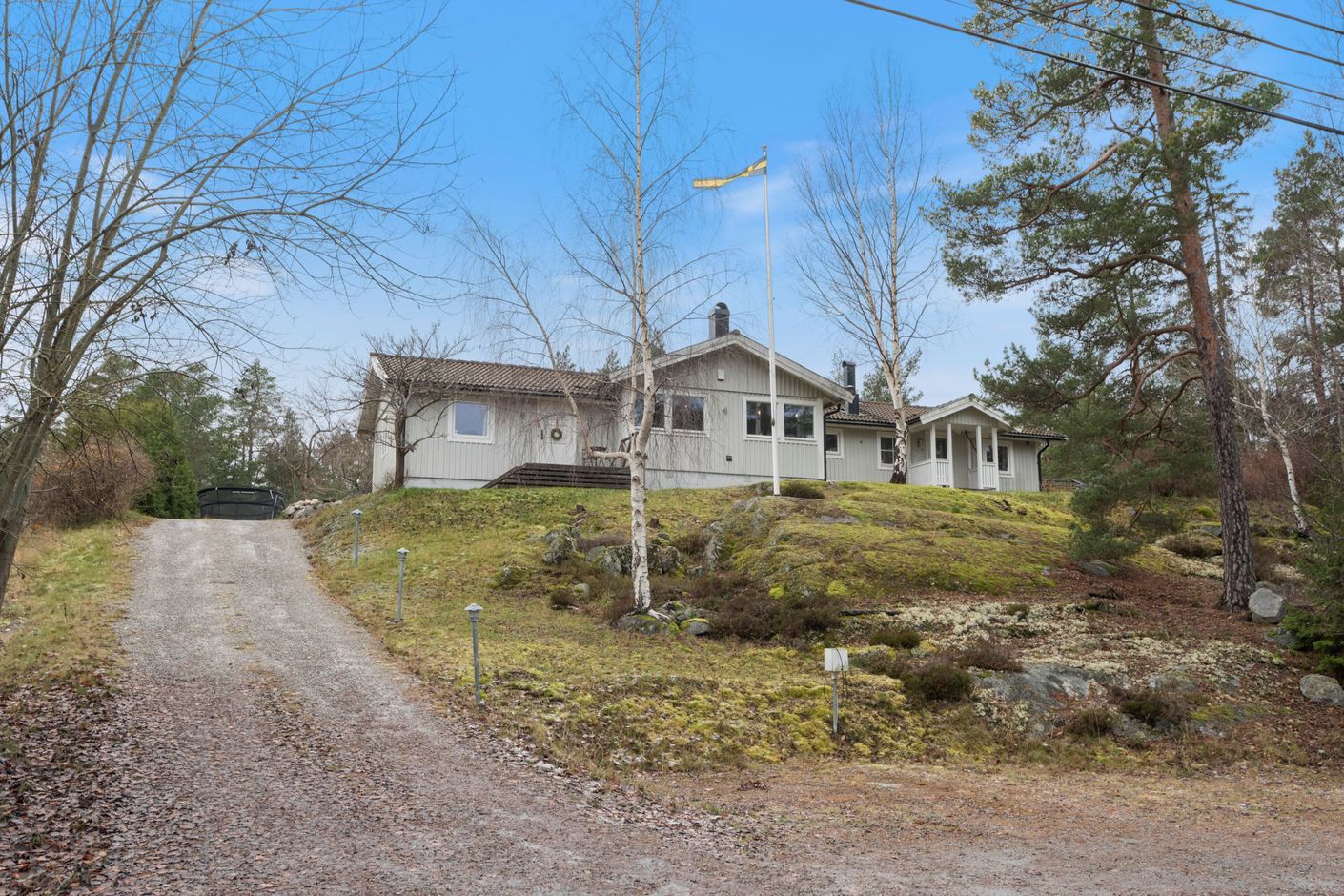 Upphöjt och soligt läge! Parkering vid huset och vid gatan.