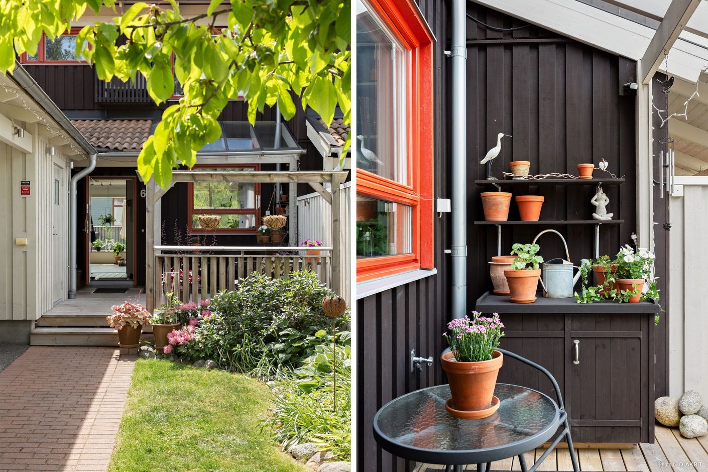 Trevliga ytor på både fram och baksida.