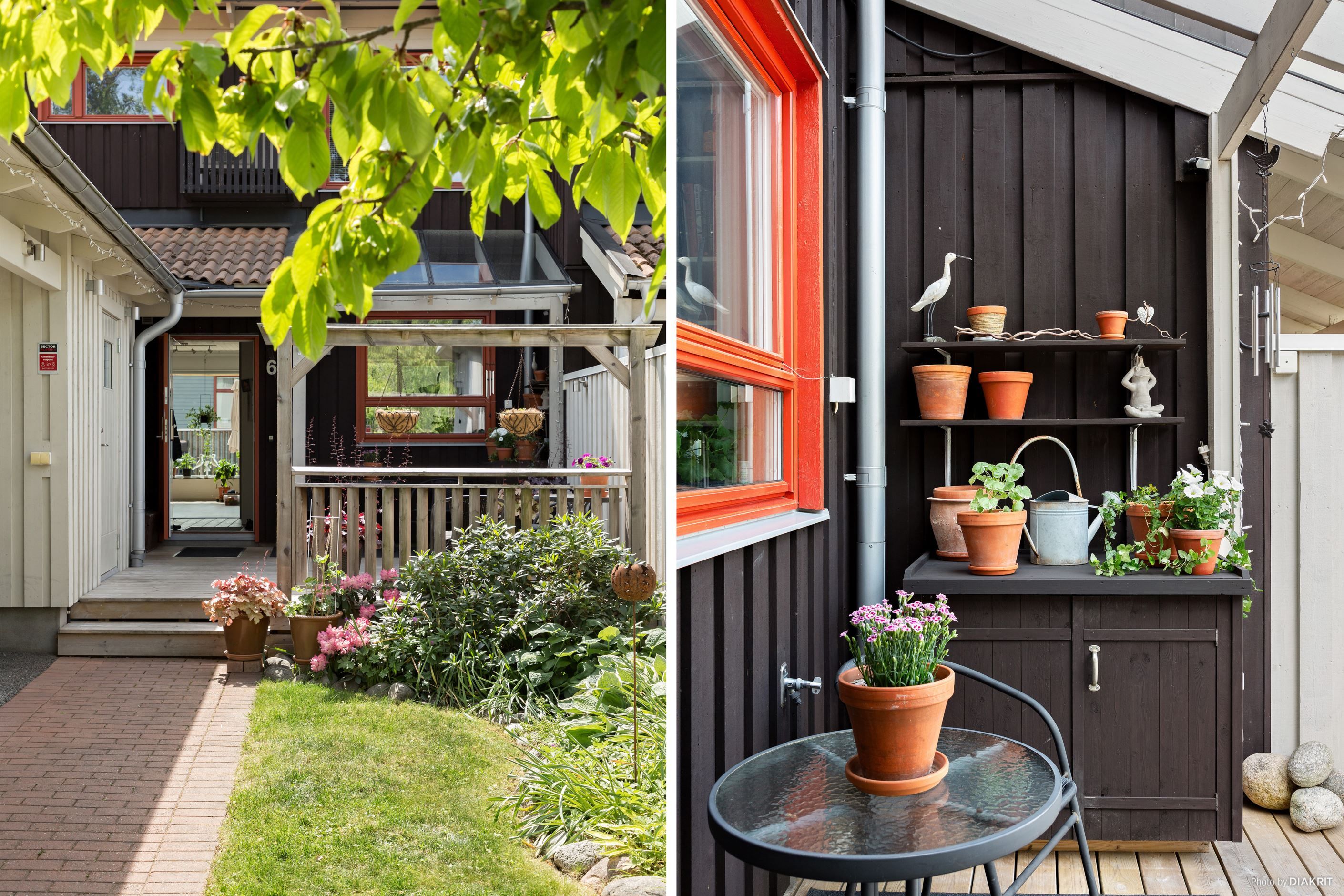 Trevliga ytor på både fram och baksida.