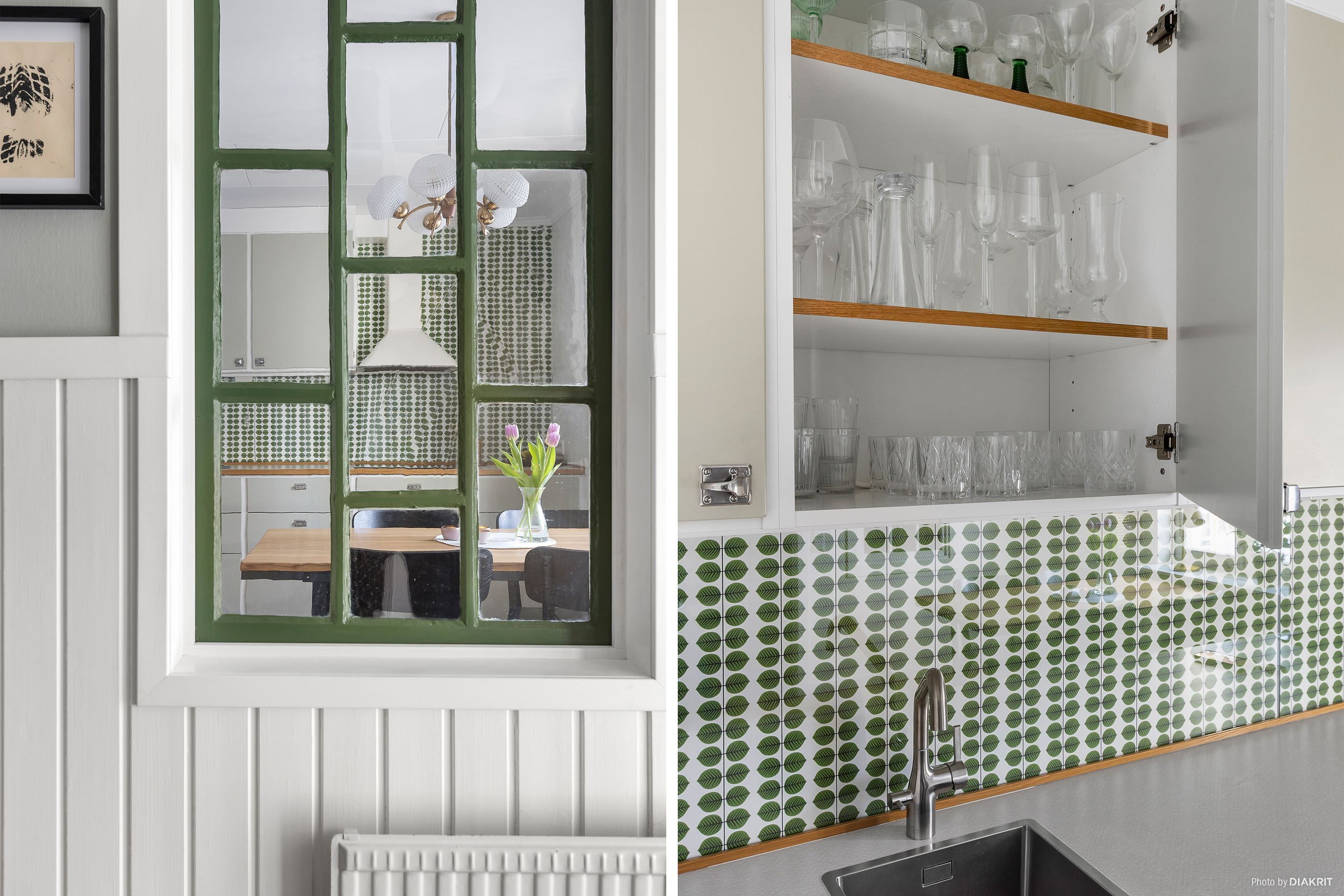 Fönster hall / detalj kök