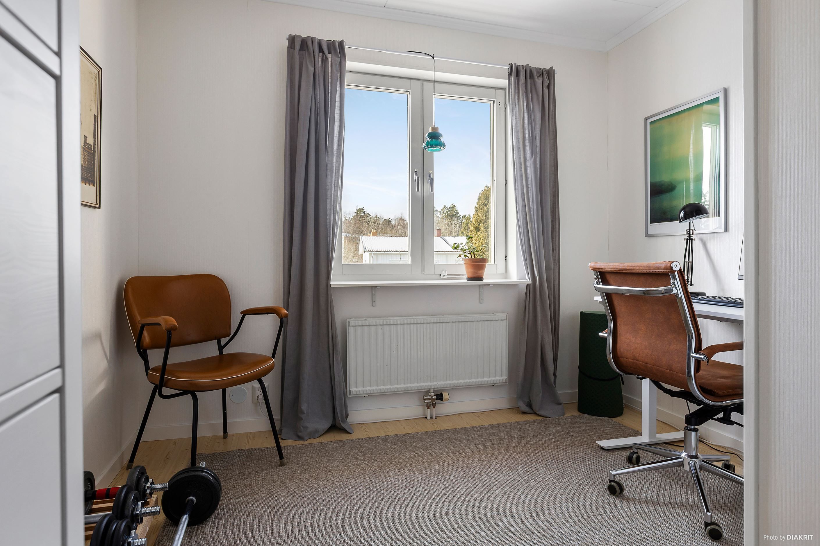 Arbetsrum (möjligt sovrum)