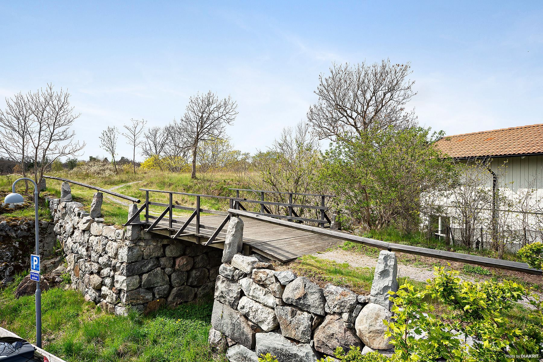 Äldre bevarad stenbro vid Rättarvägen