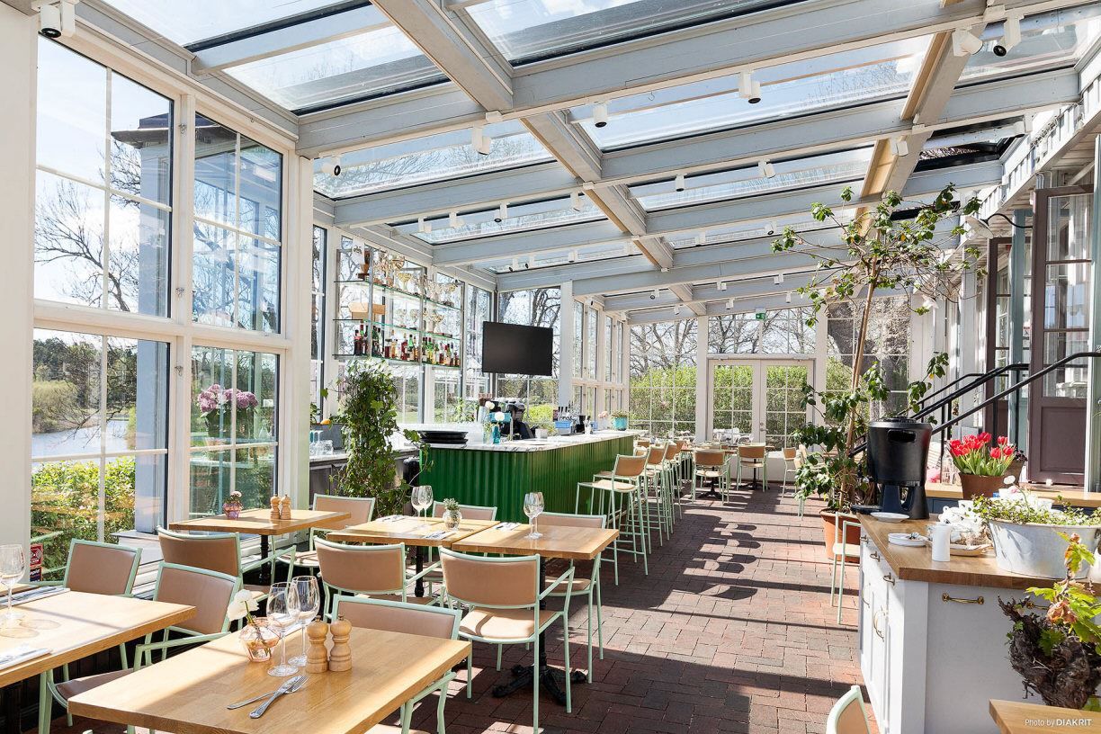 Underbar miljö för en lunch