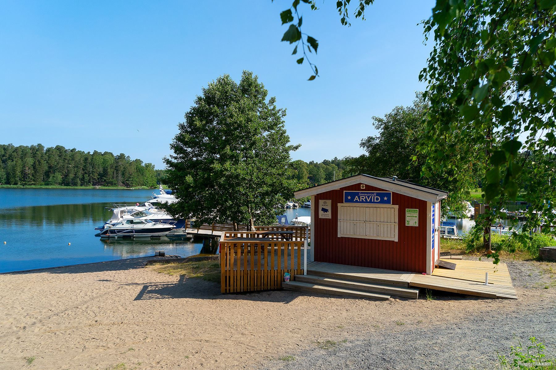 Fladenbadet med kiosk