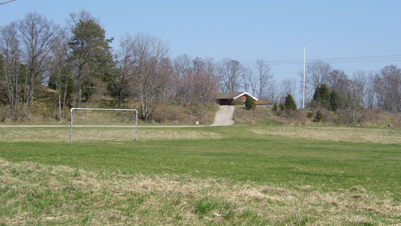 Fotbollsplan i området
