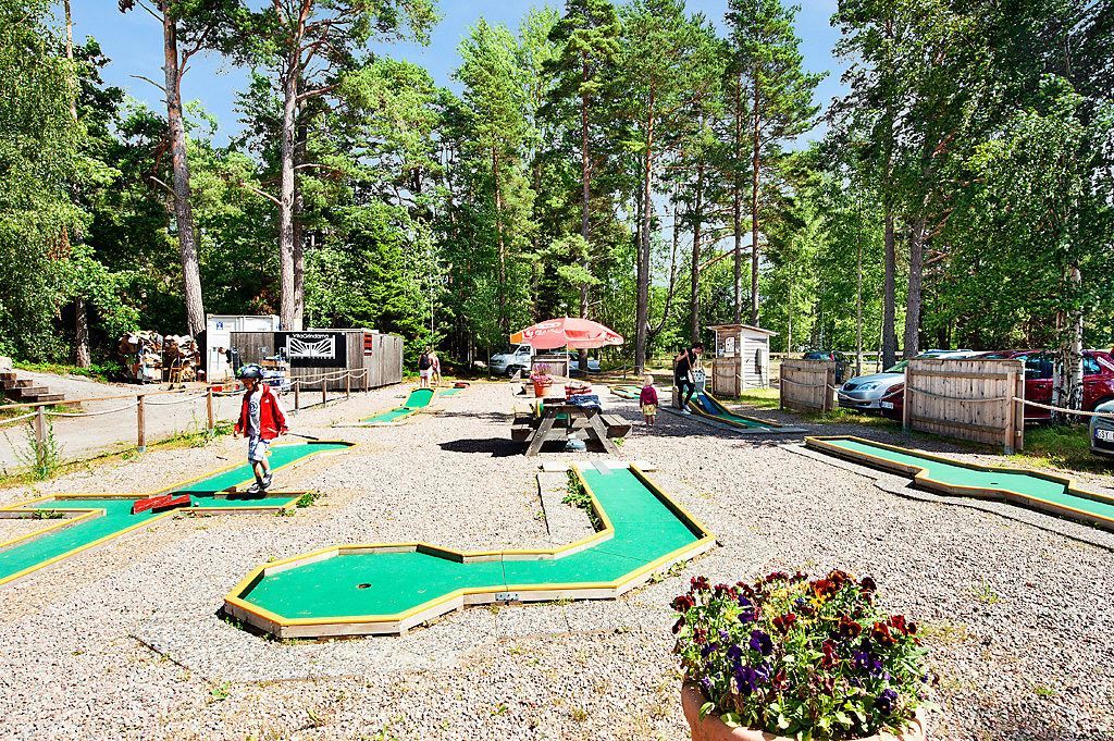 Minigolf på Djurö