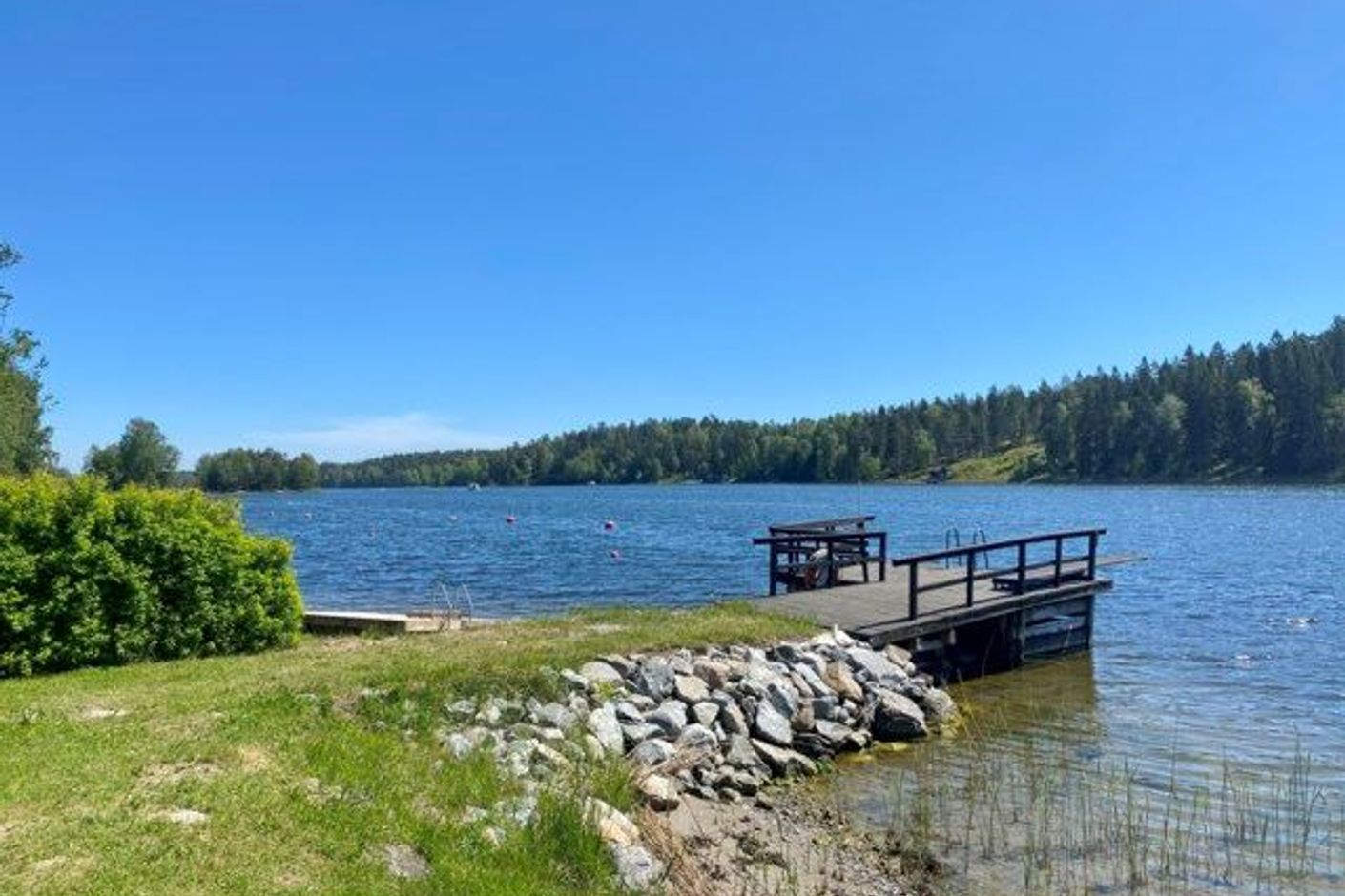 Badplats i området
