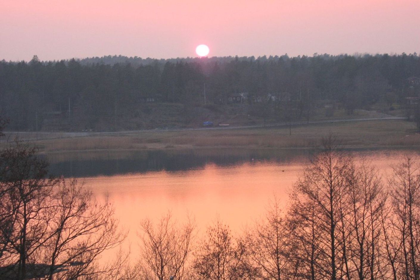 Solnedgång över Skärmaröviken