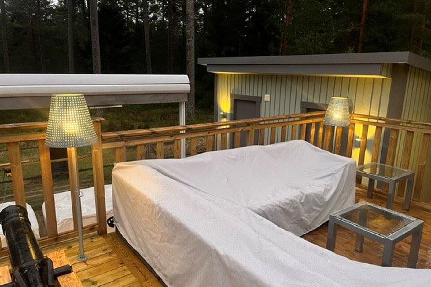 Säljarens bilder - belysning uteköket