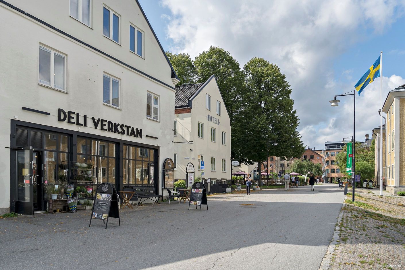 Butikskvarter i Hamnen